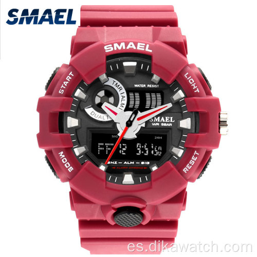 La mejor marca de lujo SMAEL Men Sport Relojes para hombres